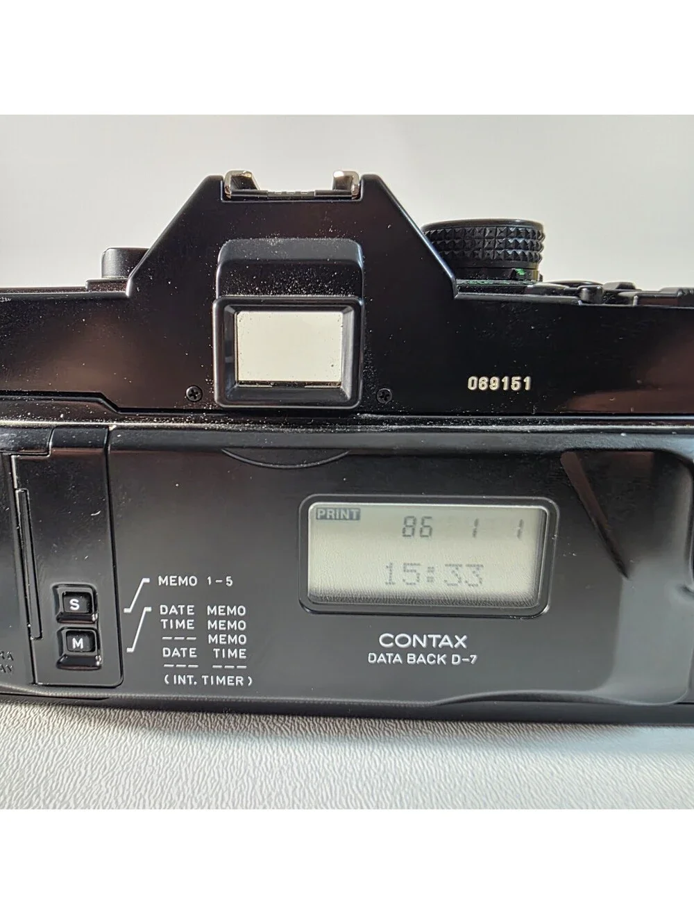 Contax 167MT 35mm Film Manual Focus SLR Camera Body W/New Film Door Batteries
